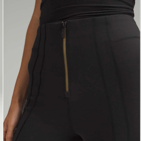 Lululemon Define Zip-Front High-Rise Flared Pant Black Special Edition - Picture 3 of 13